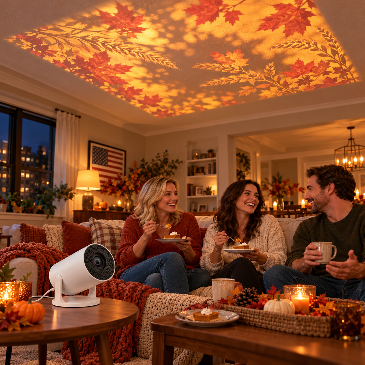 HarvestGlow Thanksgiving friends — generated product styling image