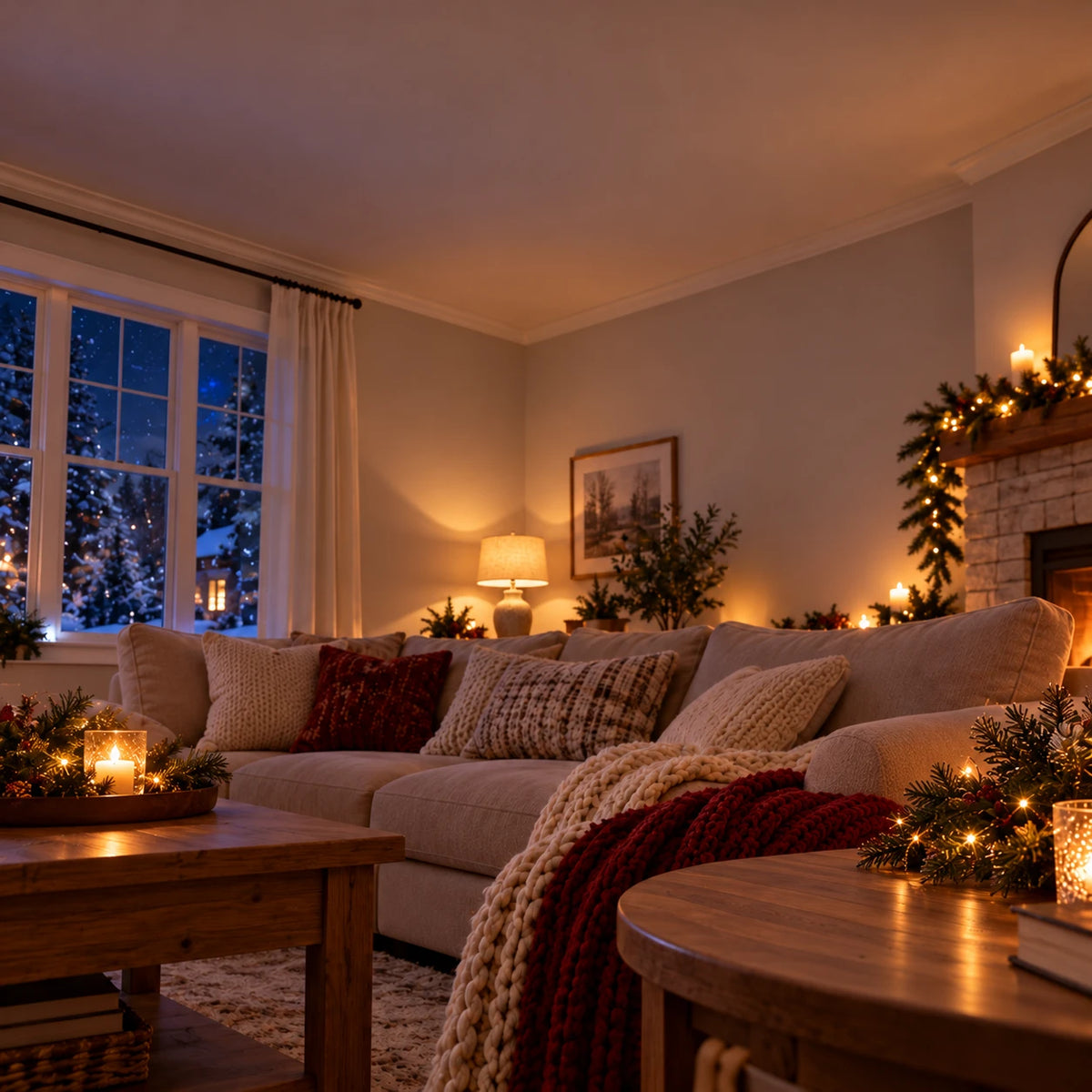 Living room room without a projector (concept image)